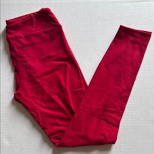 LuLaRoe Red Leggings